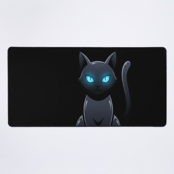 Item preview, Mysterious black cat designed and sold by balquebratum.