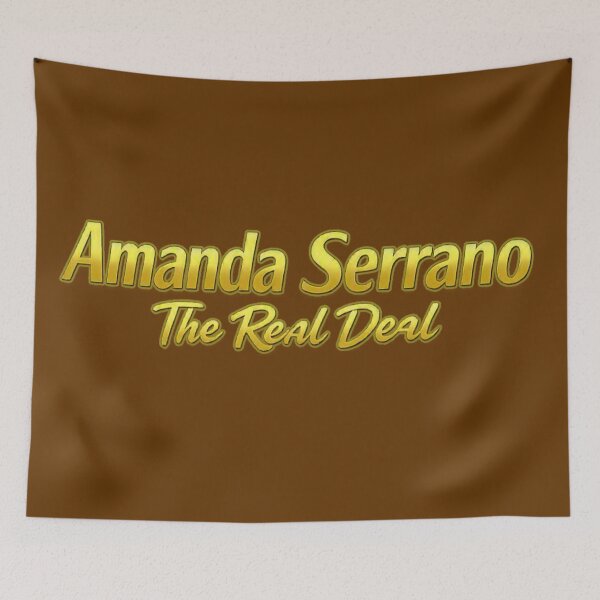 Item preview, Amanda Serrano - The Real Deal (Edición Oro Metálico) designed and sold by Urban-InkStudio.