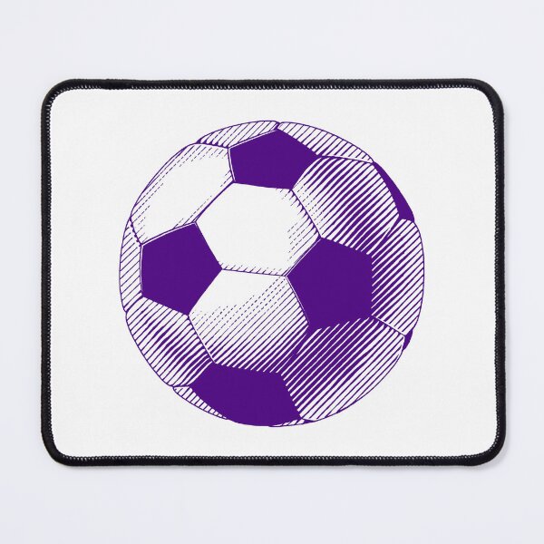 Item preview, Vintage Dark Purple Soccer Football Art designed and sold by pattern-archive.