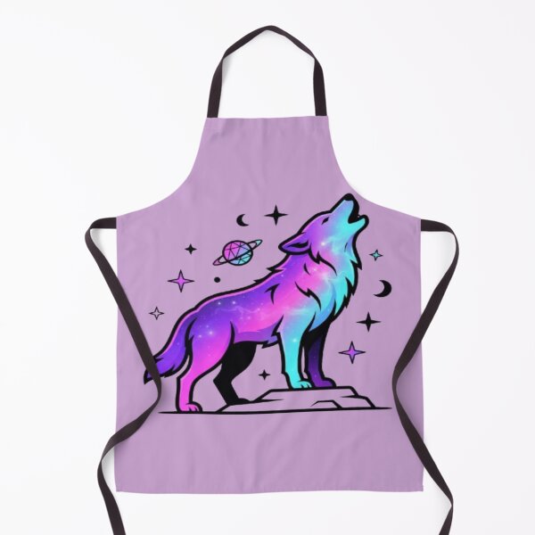 Item preview, Galaxy Wolf Howling Cosmic Space Art designed and sold by DailySparks.