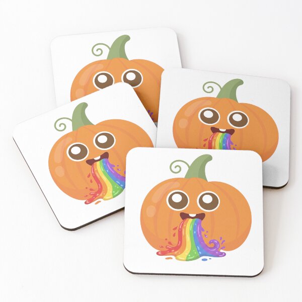 Item preview, Funny Pumpkin Rainbow Surprise! designed and sold by 4viella.