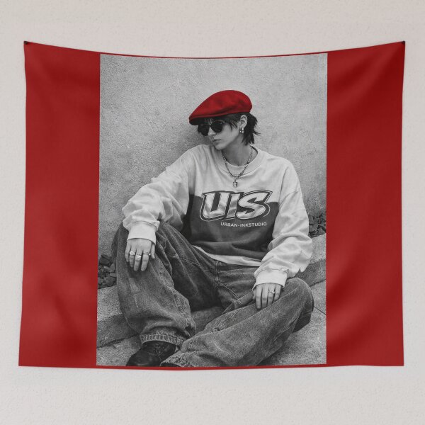 Item preview, Selective Color Red Beret Style designed and sold by Urban-InkStudio.