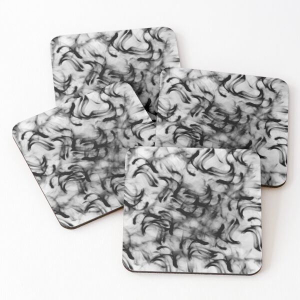Item preview, Black White Smoke Swirl Pattern designed and sold by photossmirnov.