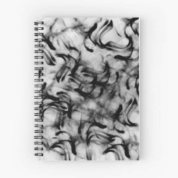 Item preview, Black White Smoke Swirl Pattern designed and sold by photossmirnov.