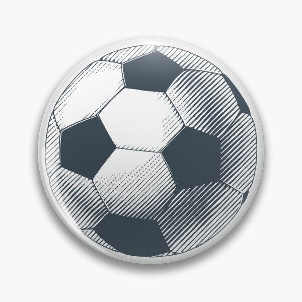Item preview, Vintage Charcoal Soccer Football Art designed and sold by pattern-archive.