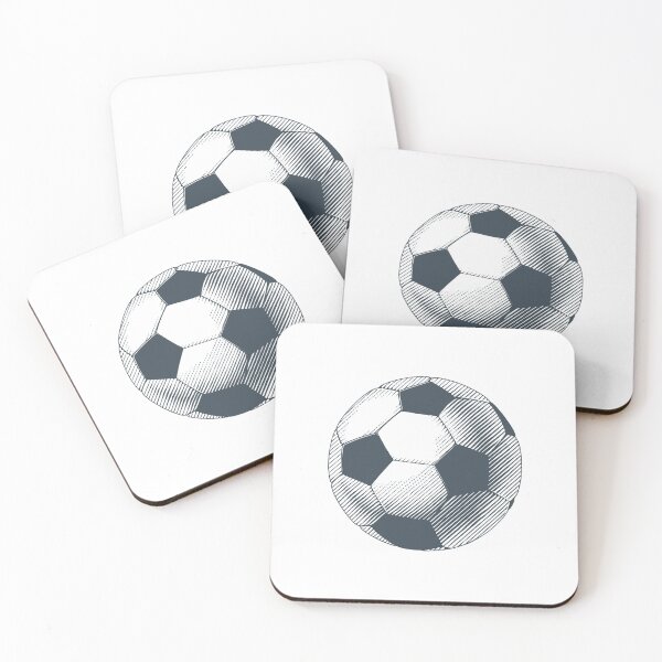 Item preview, Vintage Charcoal Soccer Football Art designed and sold by pattern-archive.