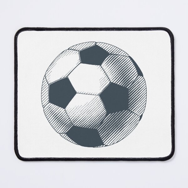 Item preview, Vintage Charcoal Soccer Football Art designed and sold by pattern-archive.