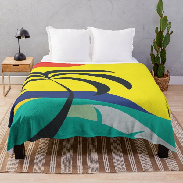 Item preview, Tropical Palm Tree Beach Waves designed and sold by Johnnies.