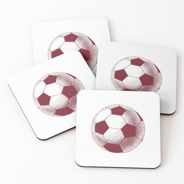 Item preview, Vintage Burgundy Soccer Football Art designed and sold by pattern-archive.