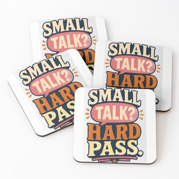 Item preview, Small Talk Hard Pass designed and sold by good-graffity.
