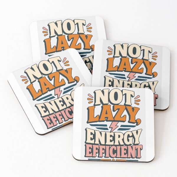 Item preview, Not Lazy Energy Efficient designed and sold by good-graffity.