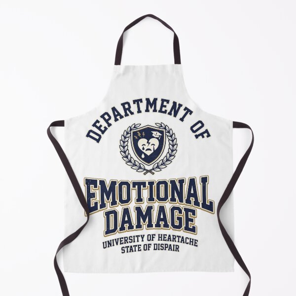 Item preview, Department of Emotional Damage Heartbreak University Retro College Style designed and sold by LOVEARTDESIGN.