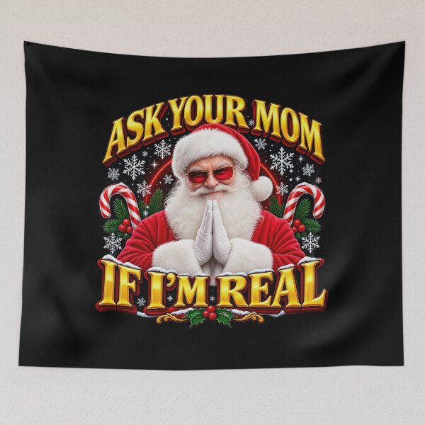 Item preview, ask your mom if im real designed and sold by itswallcraft.