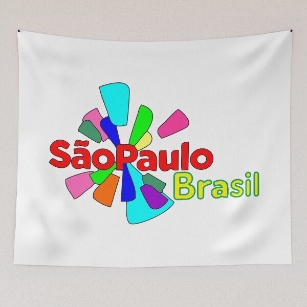 Item preview, Sao Paulo Brasil - City Rooftops From Helicopter Aerial View Colorful designed and sold by Sampa In Focus.