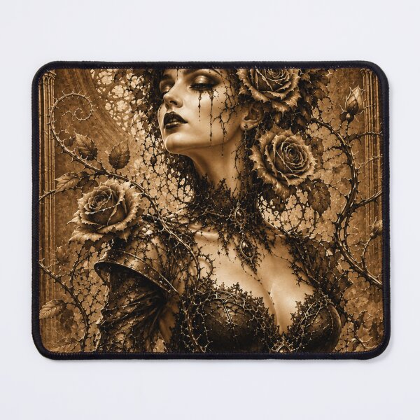 Item preview, Gothic Personified Rose in Sepia designed and sold by Axokris.