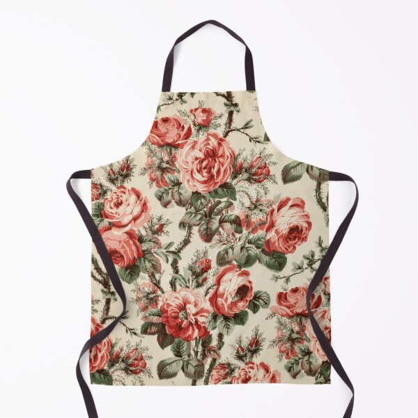 Item preview, Vintage Pink Red Rose Botanical Floral Pattern designed and sold by Terry Bain.