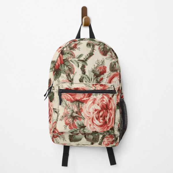 Item preview, Vintage Pink Red Rose Botanical Floral Pattern designed and sold by Terry Bain.