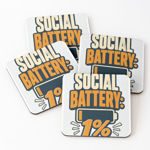 Item preview, Social Battery One Percent designed and sold by good-graffity.