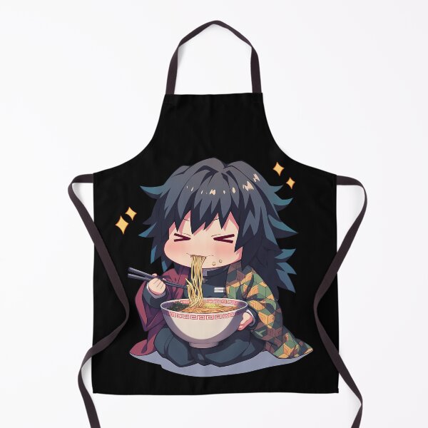 Item preview, Giyu Tomioka Demon Slayer Chibi Ramen Slurp Mode designed and sold by mildaclairmo.
