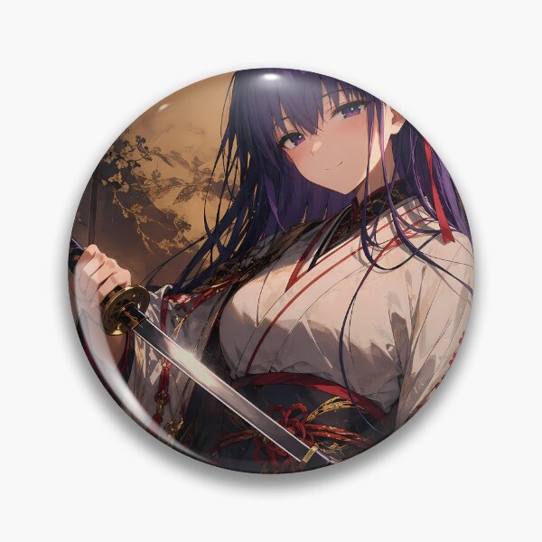Item preview, Sakura Matou Fate Stay Night Quiet Samurai Chamber Focus designed and sold by mildaclairmo.