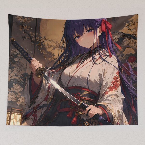 Item preview, Sakura Matou Fate Stay Night Quiet Samurai Chamber Focus designed and sold by mildaclairmo.