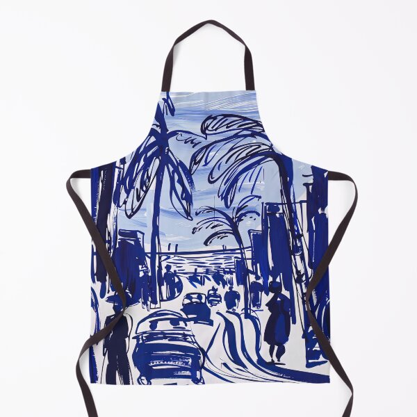 Item preview, Dar Es Salaam, Tanzania - Blue Abstract Art designed and sold by shadow-bloom.