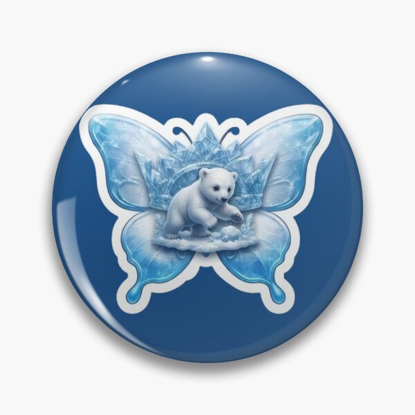 Item preview, Frozen Polar Bear Butterfly Wing Crystal designed and sold by Azurart2.