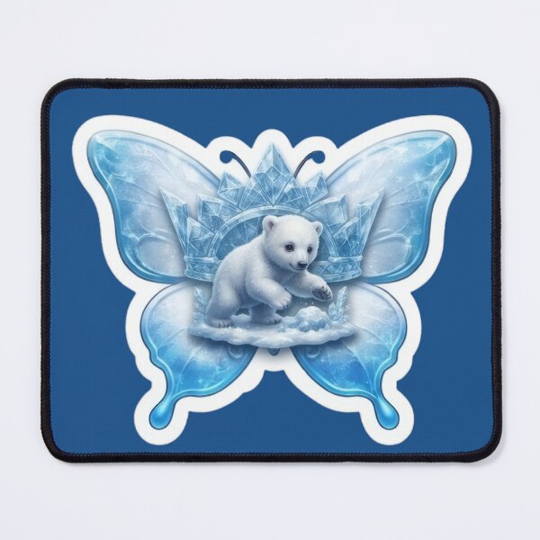 Item preview, Frozen Polar Bear Butterfly Wing Crystal designed and sold by Azurart2.