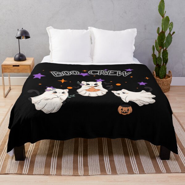 Item preview, Boo Crew, Cute Halloween Ghost Kittens designed and sold by CursedButCute1.