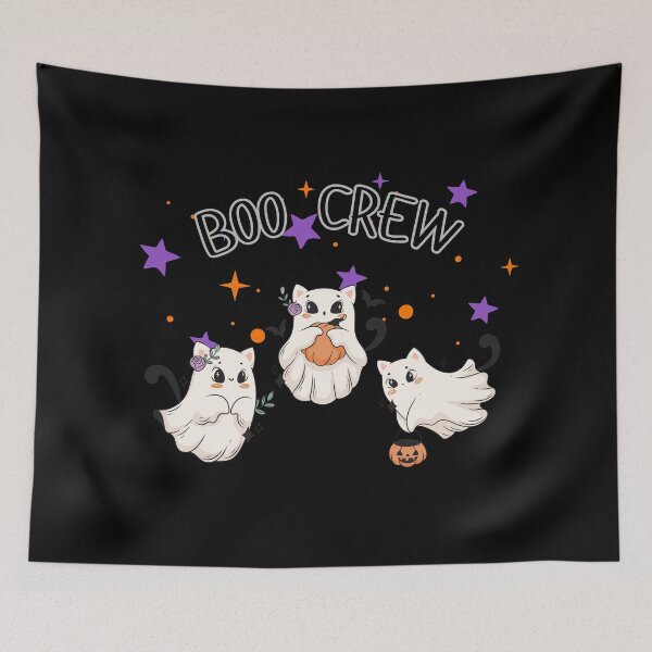 Item preview, Boo Crew, Cute Halloween Ghost Kittens designed and sold by CursedButCute1.