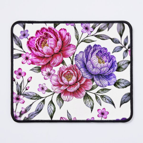 Item preview, Pink Purple Flower Wall Decor designed and sold by The Empire Of Digital Art..