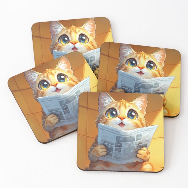 Item preview, Egyptian Mau Cat Bathroom Newspaper Reader Kawaii Tabby Humor designed and sold by mildaclairmo.