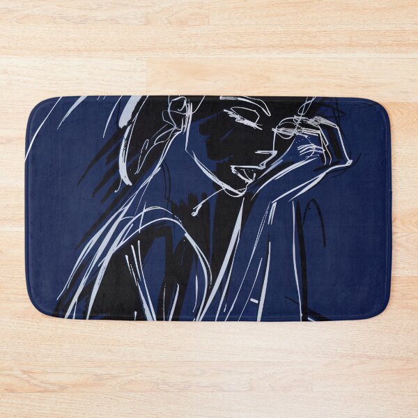 Item preview, Dark angel - Blue Abstract Art designed and sold by shadow-bloom.