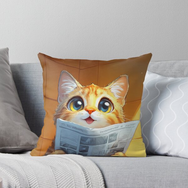 Item preview, Egyptian Mau Cat Bathroom Newspaper Reader Kawaii Tabby Humor designed and sold by mildaclairmo.