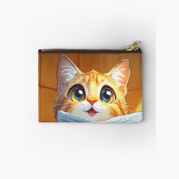 Item preview, Egyptian Mau Cat Bathroom Newspaper Reader Kawaii Tabby Humor designed and sold by mildaclairmo.