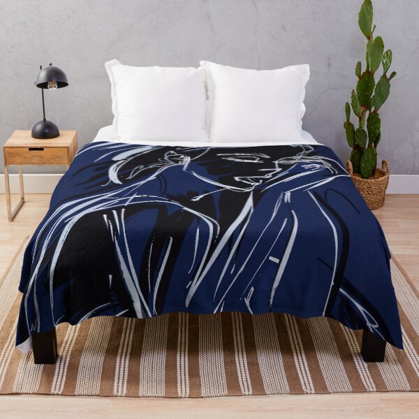 Item preview, Dark angel - Blue Abstract Art designed and sold by shadow-bloom.