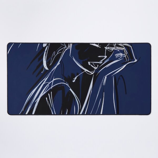 Item preview, Dark angel - Blue Abstract Art designed and sold by shadow-bloom.