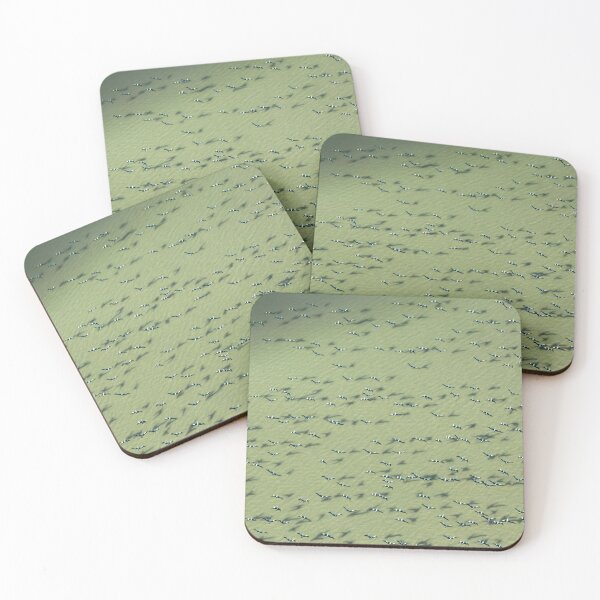 Item preview, Pelicans Over Lake Eyre — Aerial Flock Pattern, South Australia designed and sold by BushPilotLens.