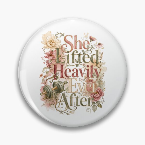 Item preview, She Lifted Heavily Ever After - Floral Gym designed and sold by Heather Renees Designs.