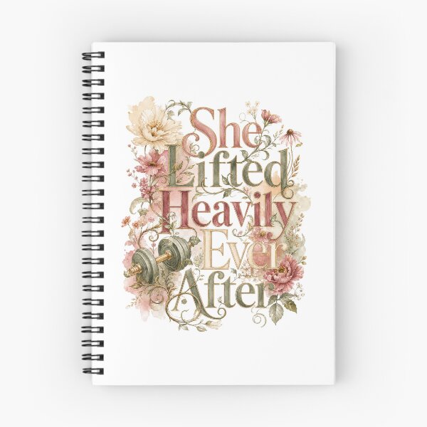 Item preview, She Lifted Heavily Ever After - Floral Gym designed and sold by Heather Renees Designs.