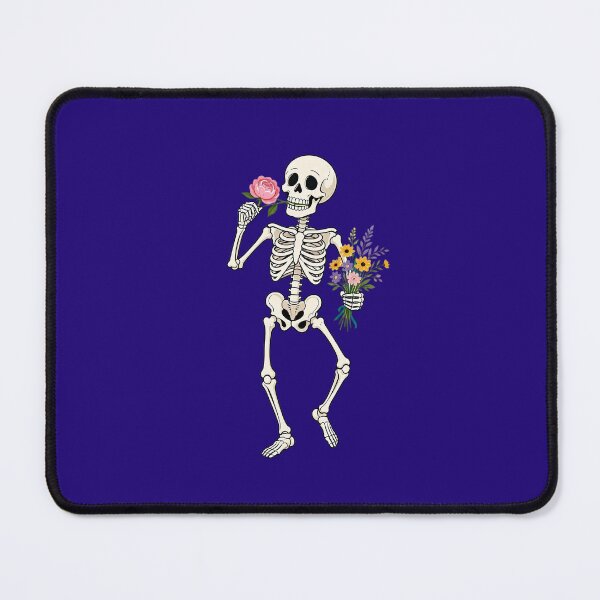 Item preview, Funny Dancing Skeleton with Flowers – Floral Skeleton Dance designed and sold by SweetLilith.
