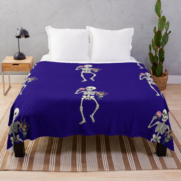 Item preview, Funny Dancing Skeleton with Flowers – Floral Skeleton Dance designed and sold by SweetLilith.