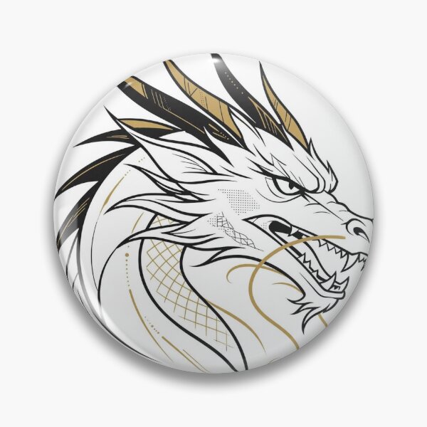 Item preview, Golden Dragon Fierce Mythical Streetwear Design designed and sold by Softlife by Harvir.