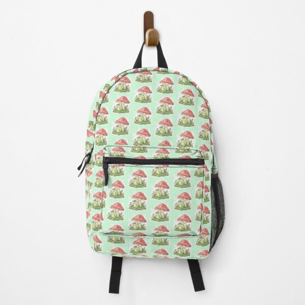 Item preview, Frog and Mushroom - Rain Cottagecore designed and sold by conamor-bymel.