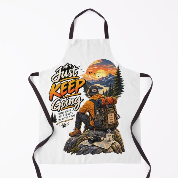 Item preview, Just Keep Going | Mountain Hiking Adventure T-Shirt designed and sold by ✨ Daily Vibe Studio ✨.