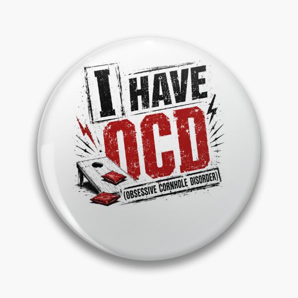 Item preview, I Have Ocd (Obsessive Cornhole Disorder) Cornhole Player Game Humor designed and sold by JonesFlora2025.