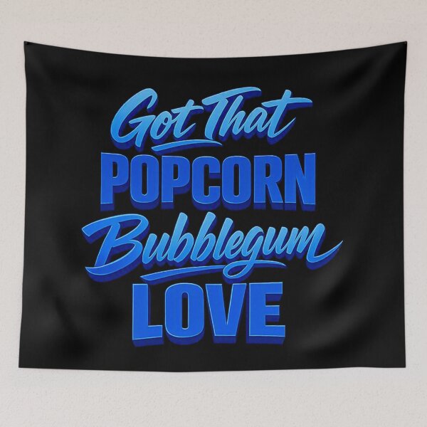 Item preview, Popcorn Bubblegum Love Streetwear Aesthetic T-Shirt Design designed and sold by FrozenHeat97.
