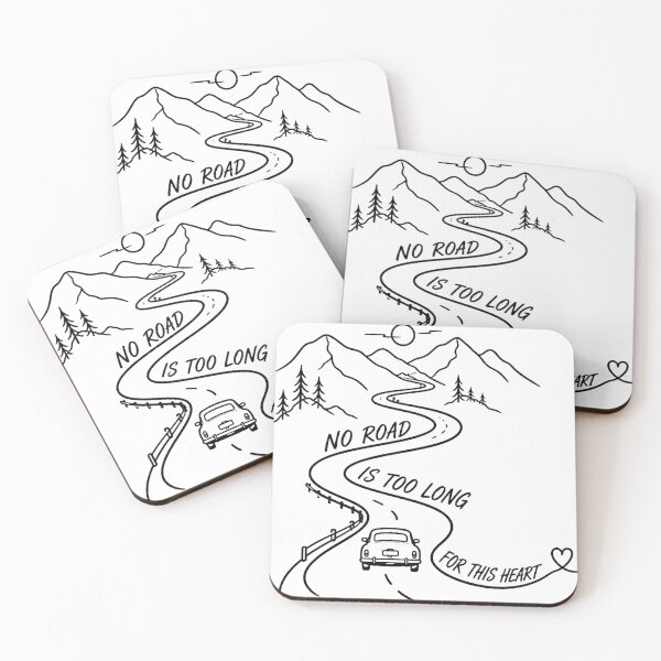 Item preview, No Road is Too Long For This Heart designed and sold by Haque Desigens.