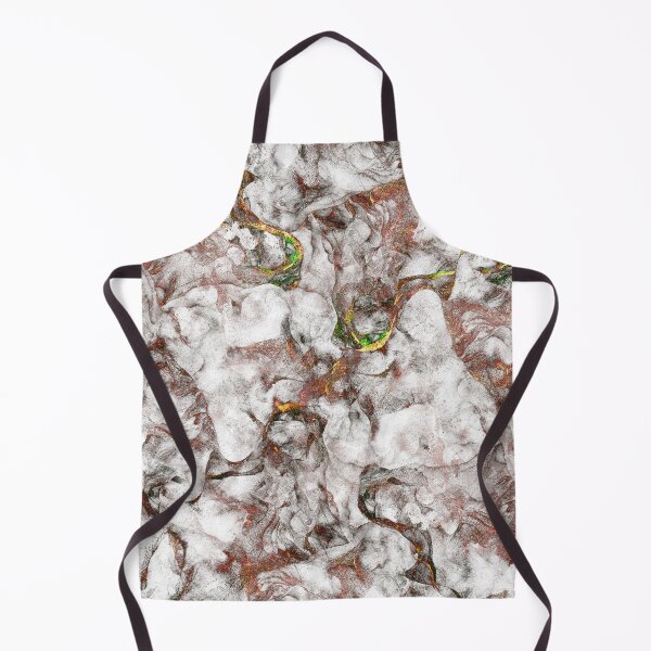 Item preview, Abstract White Marble Texture with Copper Veins designed and sold by Sveta Aho.