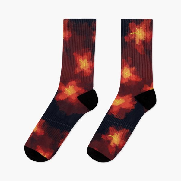 Item preview, Fiery florals designed and sold by ButterfliNest.